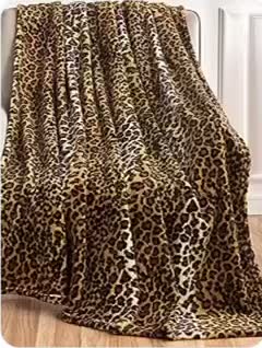 Leopard throw